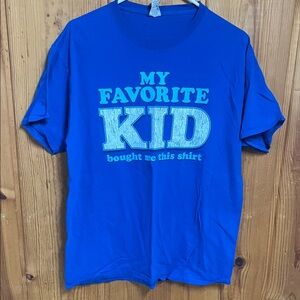 Blue Graphic Father’s Day T-Shirt
